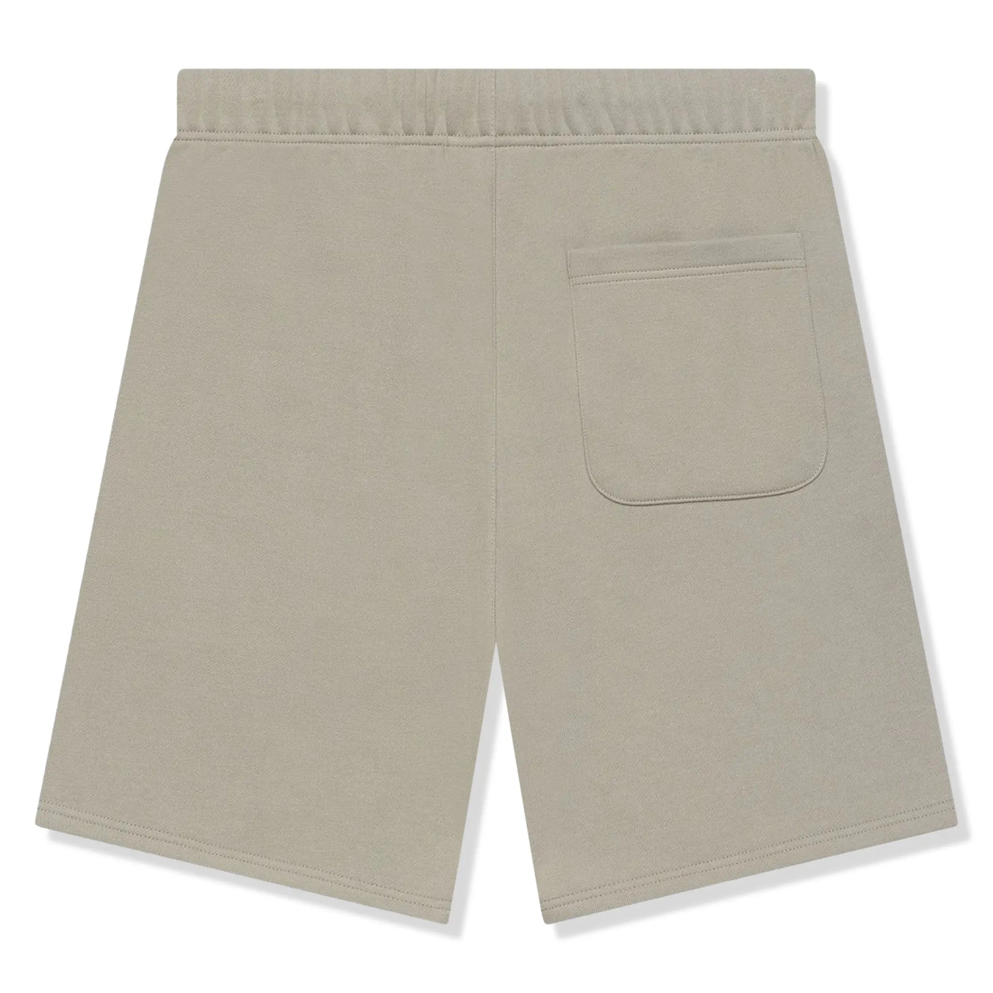 Back View Of Fear Of God Essentials Moss Reflective Shorts (SS21) 160SP212010F